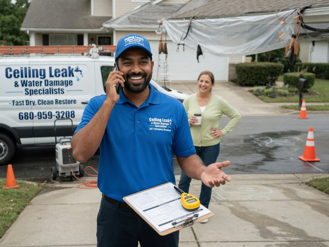 Ceiling Leak Cleanup Bridgeport, NE FAQs